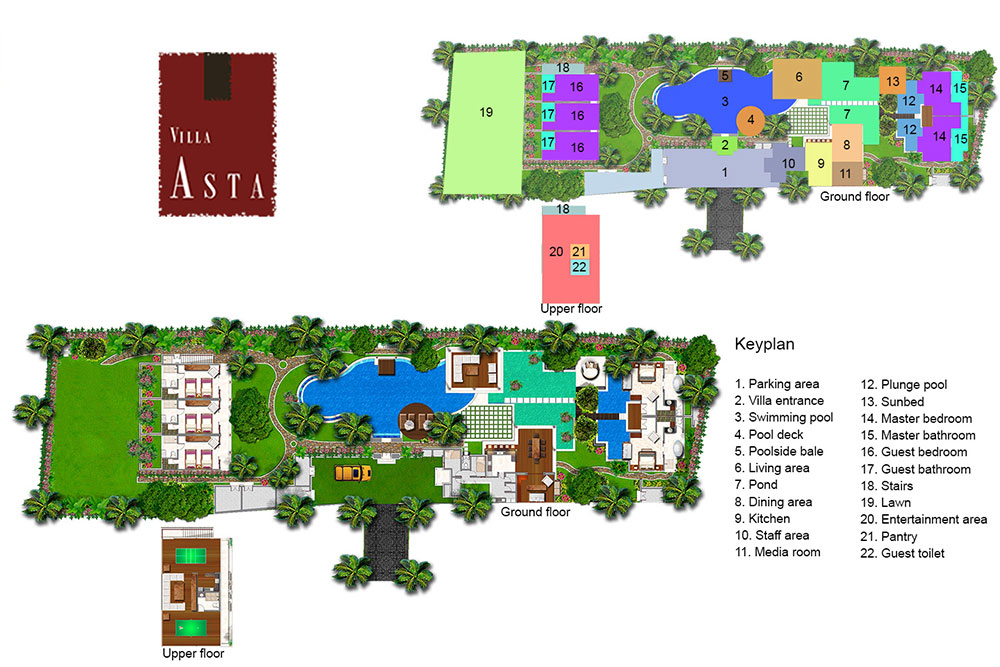 Villa Asta Floorplan
