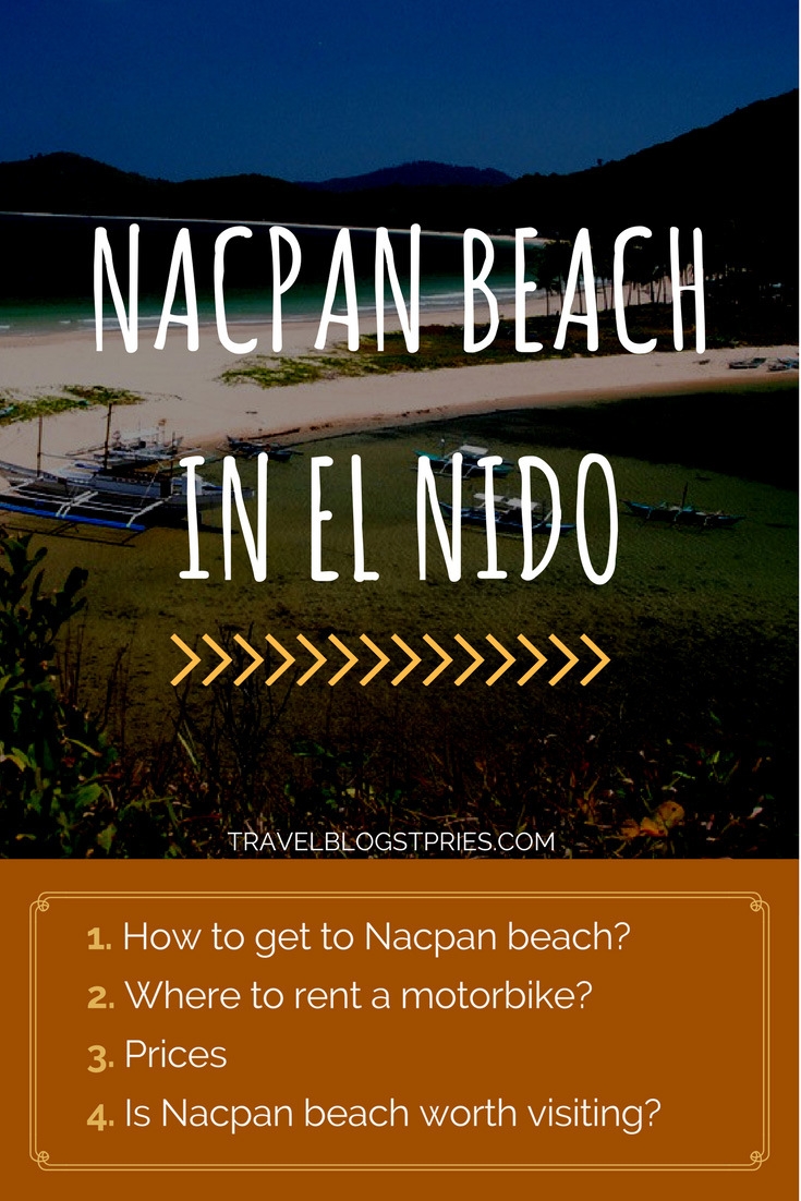 Nacpan Beach in El Nido